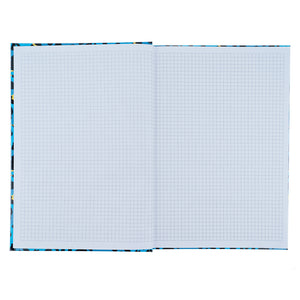Книга записная Axent Leopard 8422-554-A, А4, 96 листов, клетка, голубая