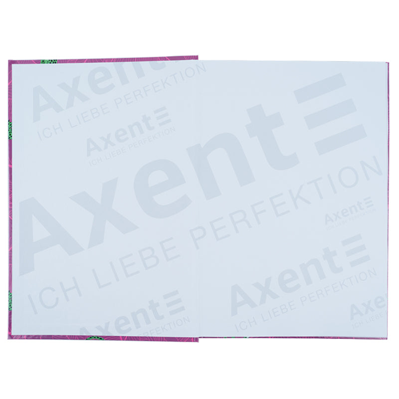 Книга записная Axent Leopard 8422-555-A, А4, 96 листов, клетка, розовая