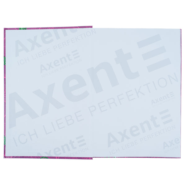 Книга записная Axent Leopard 8422-555-A, А4, 96 листов, клетка, розовая
