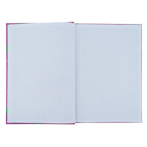 Книга записная Axent Leopard 8422-555-A, А4, 96 листов, клетка, розовая