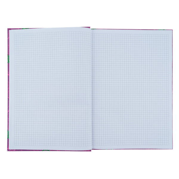 Книга записная Axent Leopard 8422-555-A, А4, 96 листов, клетка, розовая