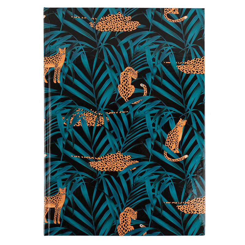Книга записная Axent Leopard 8422-556-A, А4, 96 листов, клетка, темно-синяя