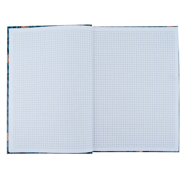 Книга записная Axent Leopard 8422-556-A, А4, 96 листов, клетка, темно-синяя