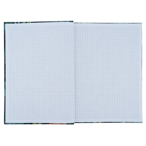 Книга записная Axent Leopard 8422-557-A, А4, 96 листов, клетка, зеленая