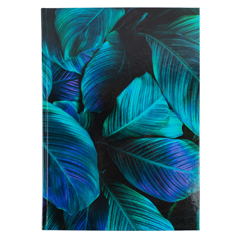 Книга записная Axent Flora 8423-26-A, А4, 192 листа, клетка, зеленая