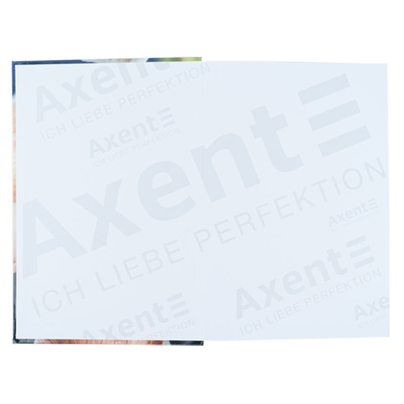 Книга записная Axent Flora 8423-27-A, А4, 192 листа, клетка, желтая