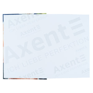 Книга записная Axent Flora 8423-27-A, А4, 192 листа, клетка, желтая