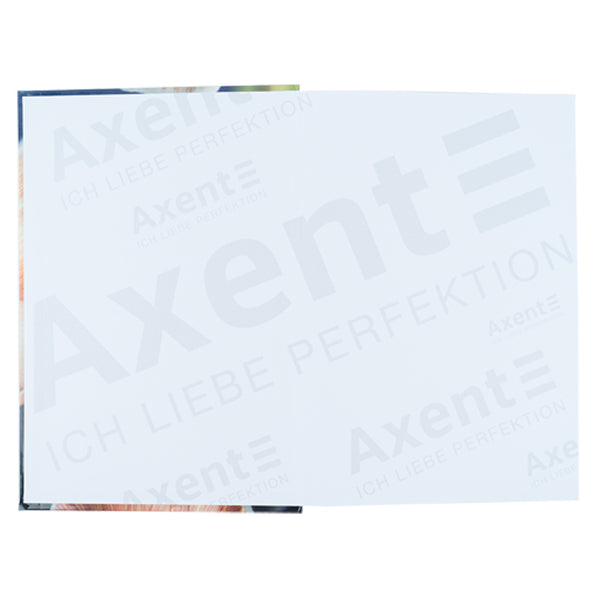 Книга записная Axent Flora 8423-27-A, А4, 192 листа, клетка, желтая