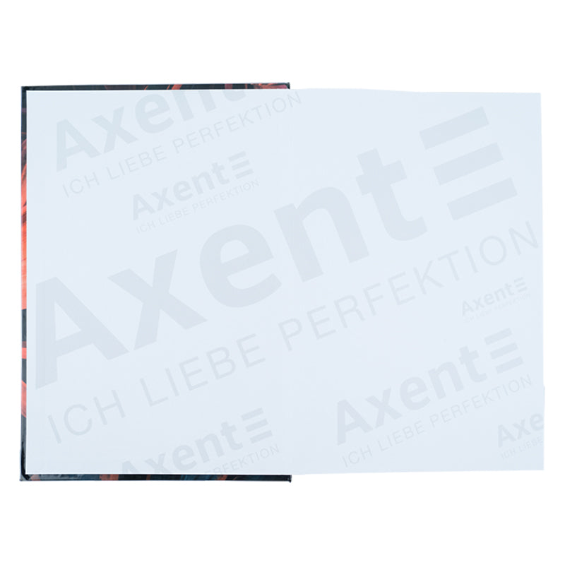 Книга записная Axent Flora 8423-28-A, А4, 192 листа, клетка, оранжевая