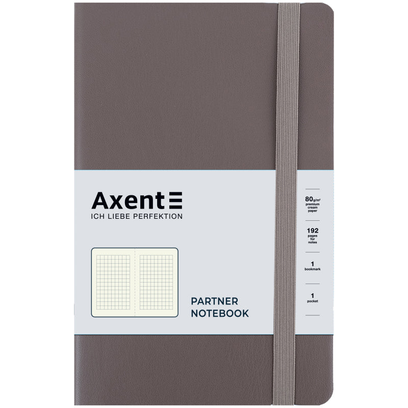 Книга записная Axent Partner Soft Earth Colors 8620-01-A, 125x195 мм, 96 листов, коричневая