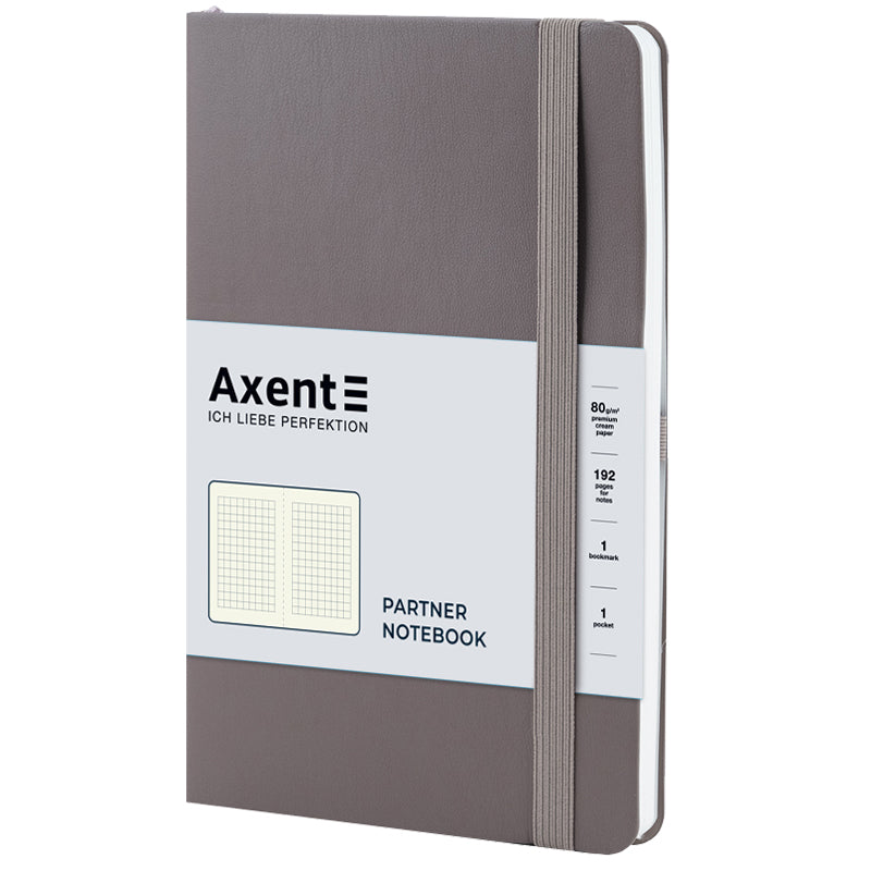 Книга записная Axent Partner Soft Earth Colors 8620-01-A, 125x195 мм, 96 листов, коричневая