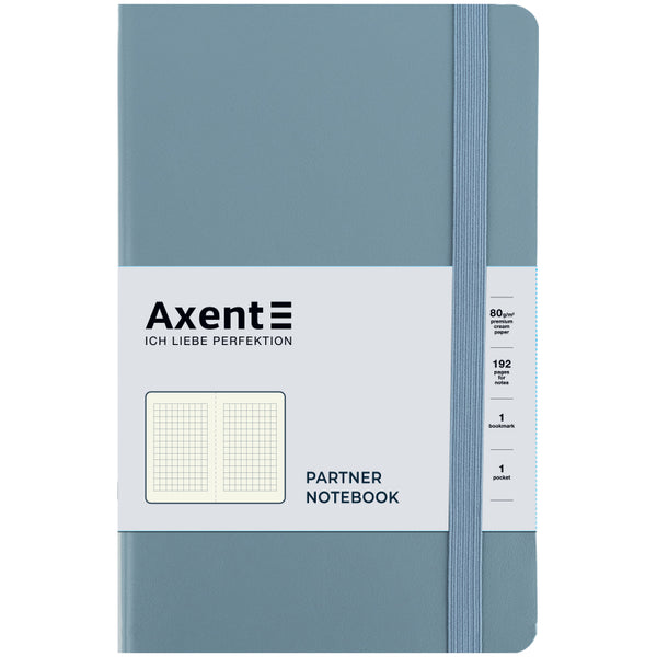 Книга записна Axent Partner Soft Earth Colors 8620-02-A, 125x195 мм, 96 аркушів, синя