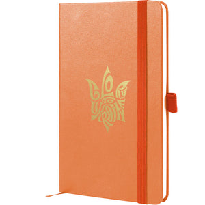 Книга записная Axent Partner Glory 8201-42-4-A, 125x195 мм, 96 листов, клетка, персиковая
