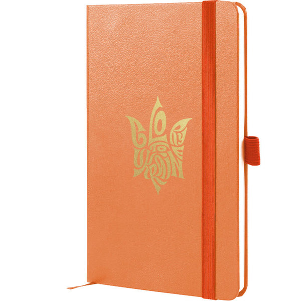 Книга записная Axent Partner Glory 8201-42-4-A, 125x195 мм, 96 листов, клетка, персиковая