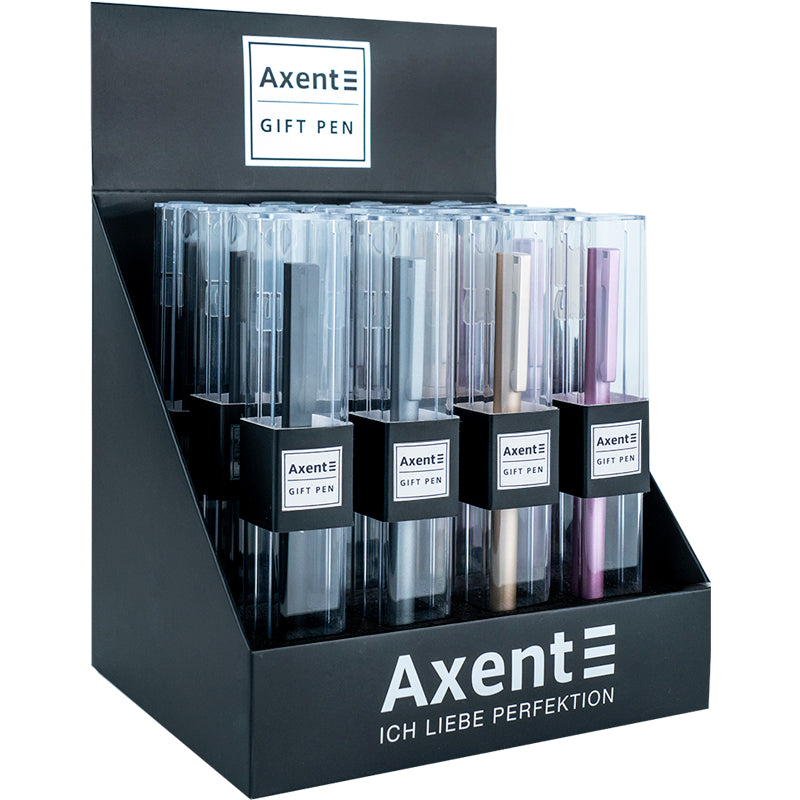 Ручка кулькова автоматична Axent AB1099-00-02-A, 0.7 мм, синя