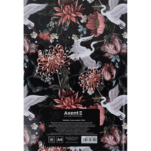 Книга записная Axent Birds&Flowers-2 8422-569-A, А4, 96 листов, клетка