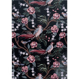Книга записная Axent Birds&Flowers-4 8422-571-A, А4, 96 листов, клетка
