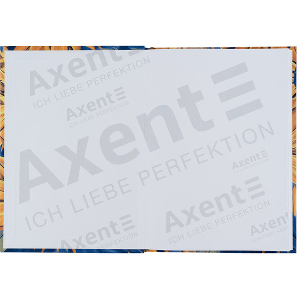 Книга записная Axent UA Ї 8455-3-A, А5, 96 листов, клетка, твердая обложка