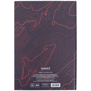 Книга записна Earth Colors 8422-576-A, А4, 96 аркушів, клітинка, Galactic