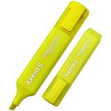 Маркер Axent Highlighter 2537-08-A, 1-5 мм, клиновидный, желтый