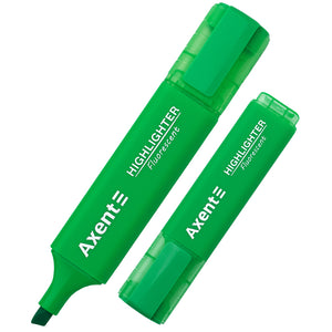 Маркер Axent Highlighter 2537-04-A, 1-5 мм, клиновидный, зеленый