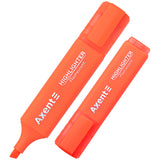 Маркер Axent Highlighter 2537-12-A, 1-5 мм, клиновидный, оранжевый