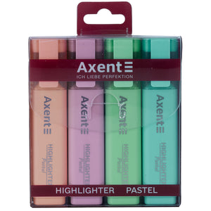 Маркер Axent Highlighter 2537-80-A, 1-5 мм, клиноподібний, набір