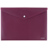 Папка на кнопке Axent Earth colors 1412-07-A, А4, бордо