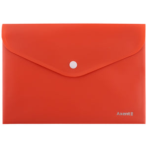 Папка на кнопке Axent Earth colors 1522-28-A, А5, коралловый