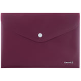 Папка на кнопке Axent Earth colors 1522-31-A, А5, бордо