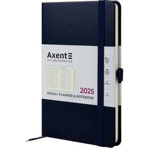 Щотижневик 2025 Axent Partner Strong 8505-25-02-A, 125x195 мм, синій