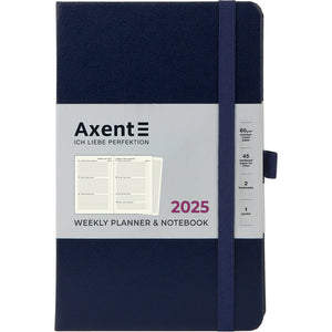 Щотижневик 2025 Axent Partner Strong 8505-25-02-A, 125x195 мм, синій