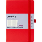 Щотижневик 2025 Axent Prime Strong 8507-25-05-A, 145x210 мм, червоний