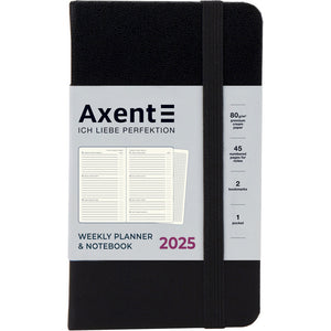 Щотижневик 2025 Axent Pocket Strong 8508-25-01-A, 90x150 мм, чорний