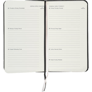 Щотижневик 2025 Axent Pocket Strong 8508-25-01-A, 90x150 мм, чорний