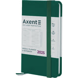 Щотижневик 2025 Axent Pocket Strong 8508-25-61-A, 90x150 мм, зелений ліс