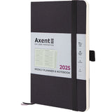 Щотижневик 2025 Axent Partner Soft Skin 8509-25-01-A, 125x195 мм, чорний