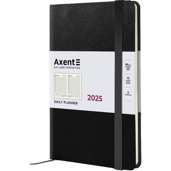 Ежедневник 2025 Axent Partner Strong 8819-25-01-A, 145x210 мм, черный