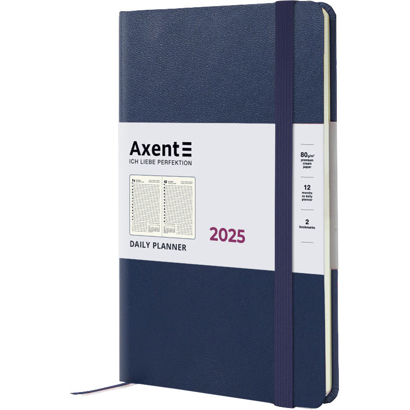 Ежедневник 2025 Axent Partner Strong 8819-25-02-A, 145x210 мм, синий