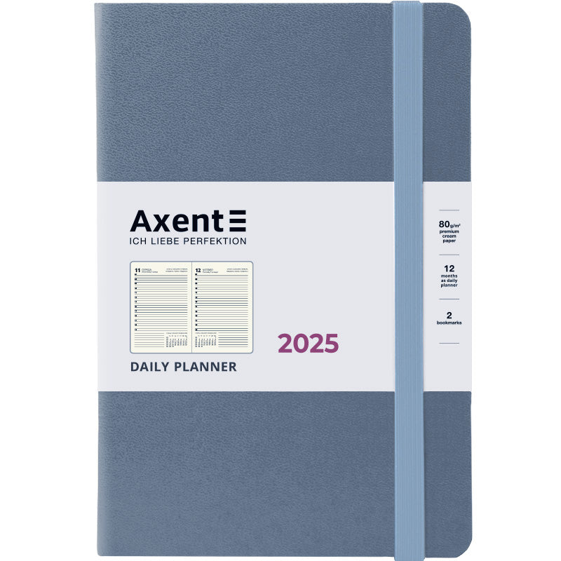 Ежедневник 2025 Axent Partner Strong 8819-25-62-A, 145x210 мм, серый