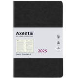 Ежедневник 2025 Axent Partner City Soft 8821-25-01-A, 145x210 мм, черный