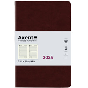Ежедневник 2025 Axent Partner City Soft 8821-25-05-A, 145x210 мм, коричневый