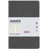 Ежедневник 2025 Axent Partner City Soft 8821-25-06-A, 145x210 мм, серый