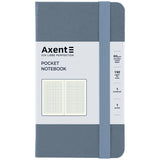Книга записная Axent Partner 8301-62-A, 95x140 мм, 96 листов, клетка, серая