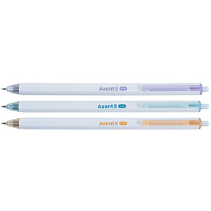 Ручка гелева автоматична Axent Fineline AG1121-02-A, 0.38 мм, синя
