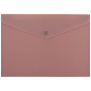 Папка на кнопке Axent Morandi pink 1412-14-A, А4