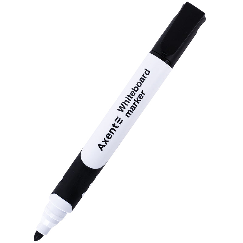 Маркер Axent Whiteboard Comfort Grip 2552-01-A, 2 мм, круглий чорний