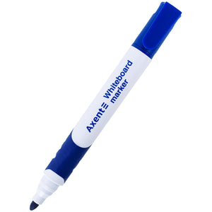 Маркер Axent Whiteboard Comfort Grip 2552-02-A, 2 мм, круглый синий