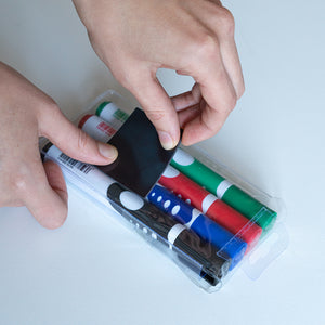 Маркер Axent Whiteboard Comfort Grip 2552-40-A, 2 мм, круглый, ассорти
