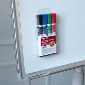 Маркер Axent Whiteboard Comfort Grip 2552-40-A, 2 мм, круглый, ассорти